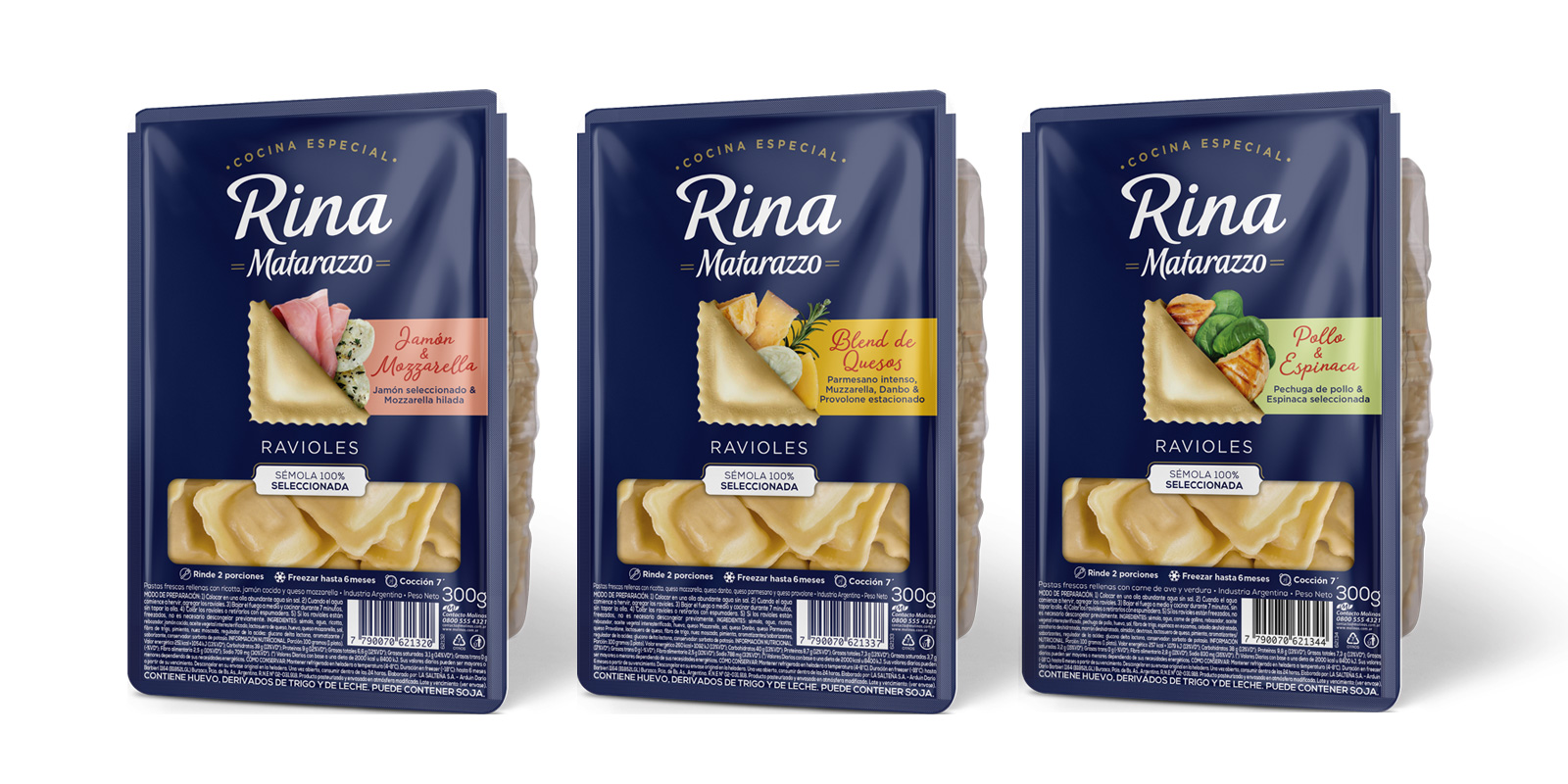 Rina Matarazzo diseño de packaging pastas frescas