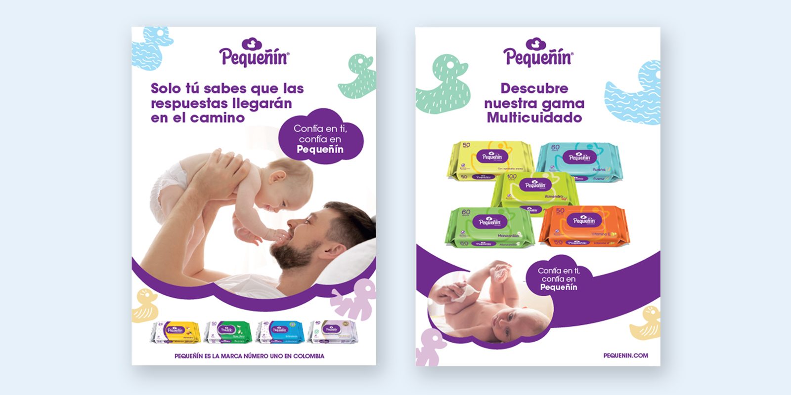Diseño de look & feel para anuncios Pequeñín, por Tridimage.